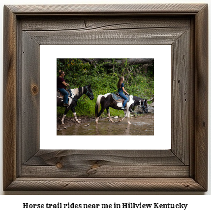 horse trail rides near me in Hillview, Kentucky